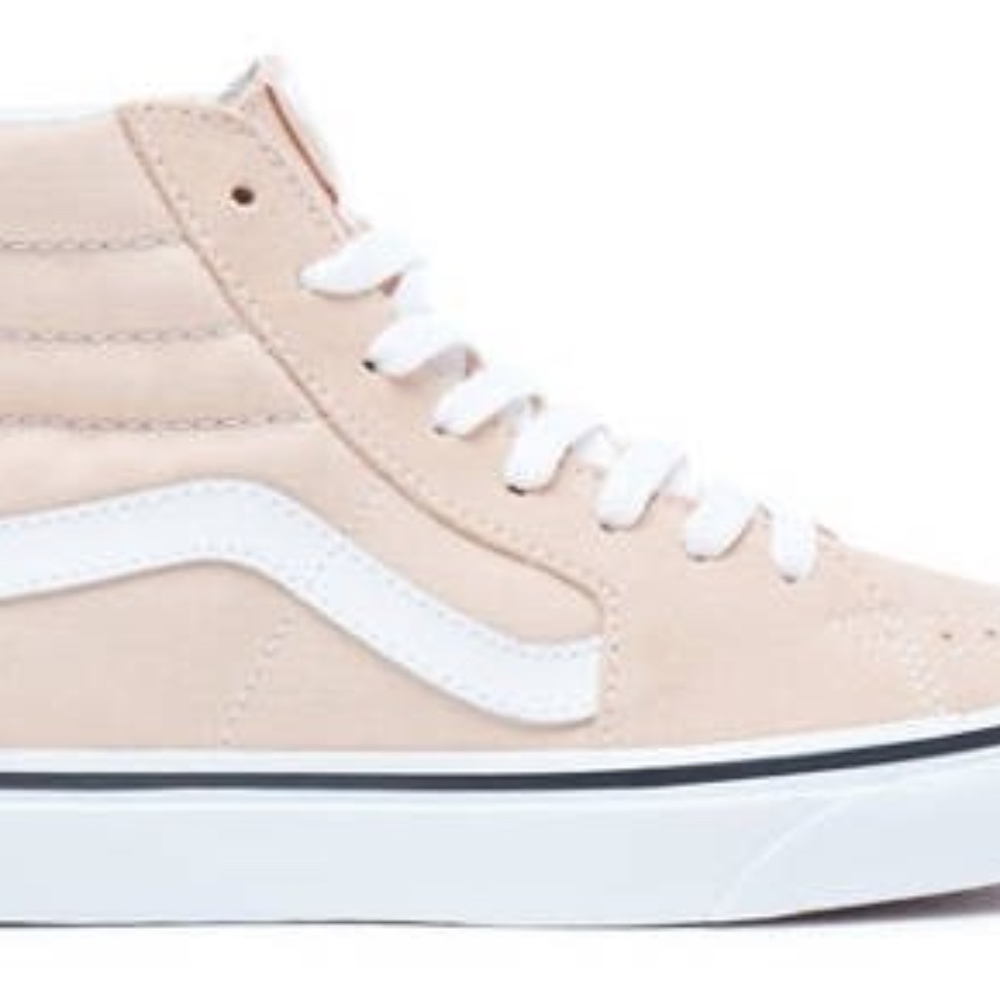 Pink Suede High top Vans